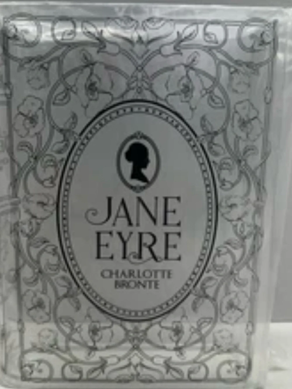 Jane Eyre Clear Acrylic‎ Book Vase Flower Decorative Book Shaped Aesthetic Decor